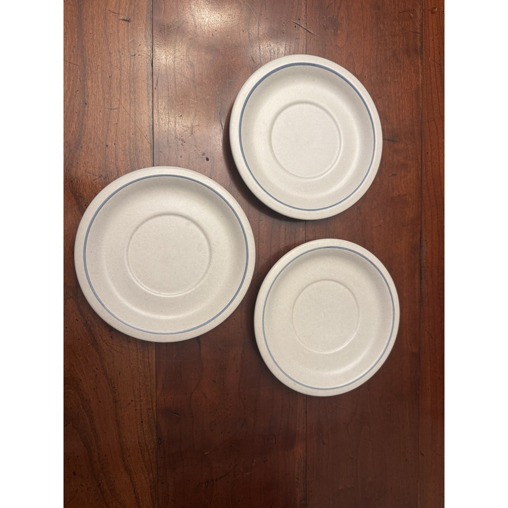 Pfaltzgraff Yorktowne Set of 3 Saucers 6" Diameter Replacement Piece For Tea Cup